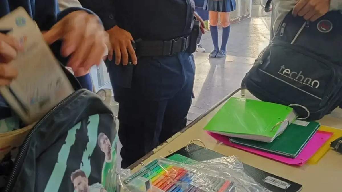 Amenazas de tiroteos: refuerzan controles en escuelas de todo el país