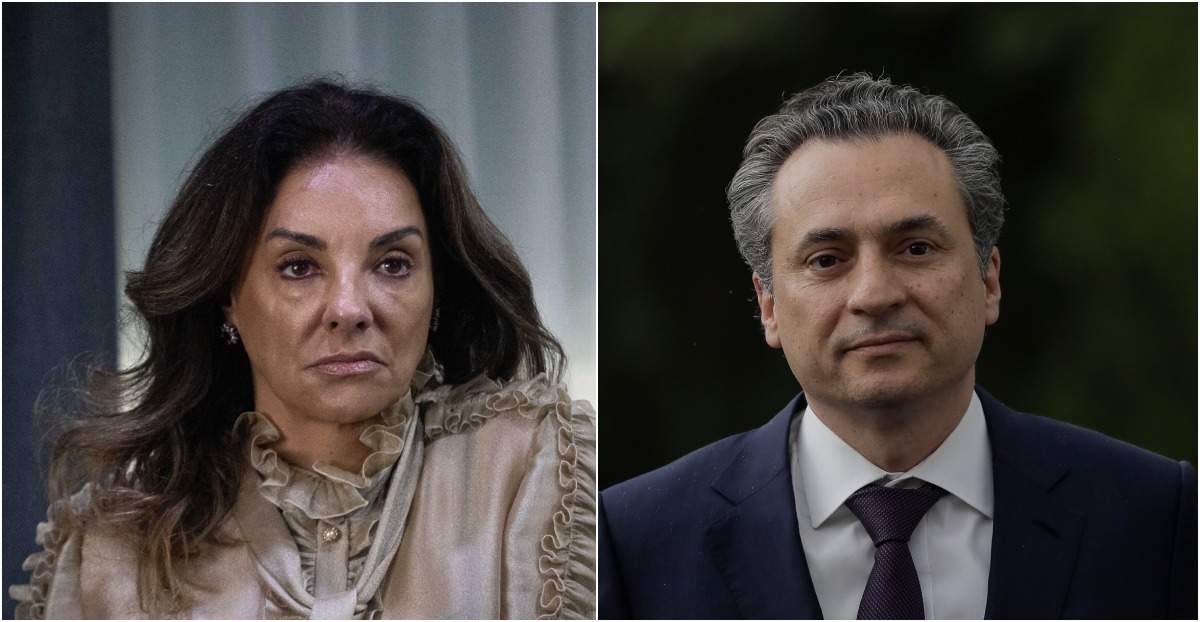La columnista Lourdes Mendoza y Emilio Lozoya