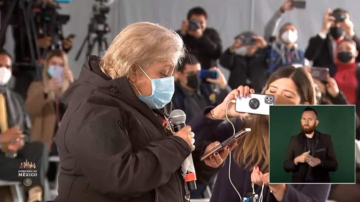 Sonia de Anda de “Esquina 32” leyó un posicionamiento para condenar la ola de violencia