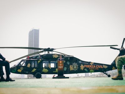 Nuevo león fortalece su blindaje aéreo con segundo black hawk