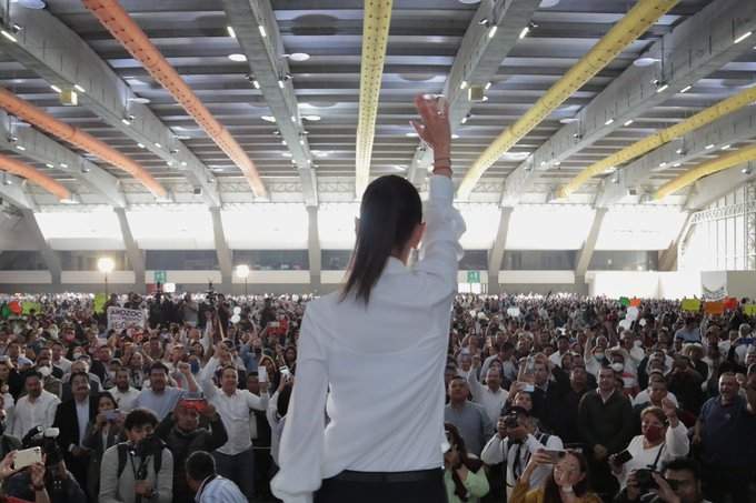 Claudia Sheinbaum en Puebla