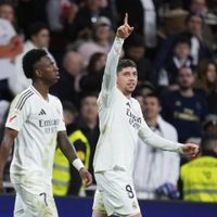 Real Madrid vence 1-0 al Athletic Bilbao; Federico Valverde anotó al final del partido