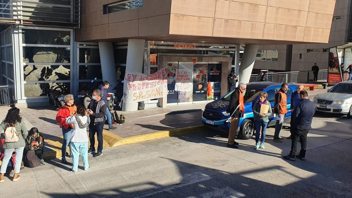 Los profesionales de la Salud se manifestaron en el CAM