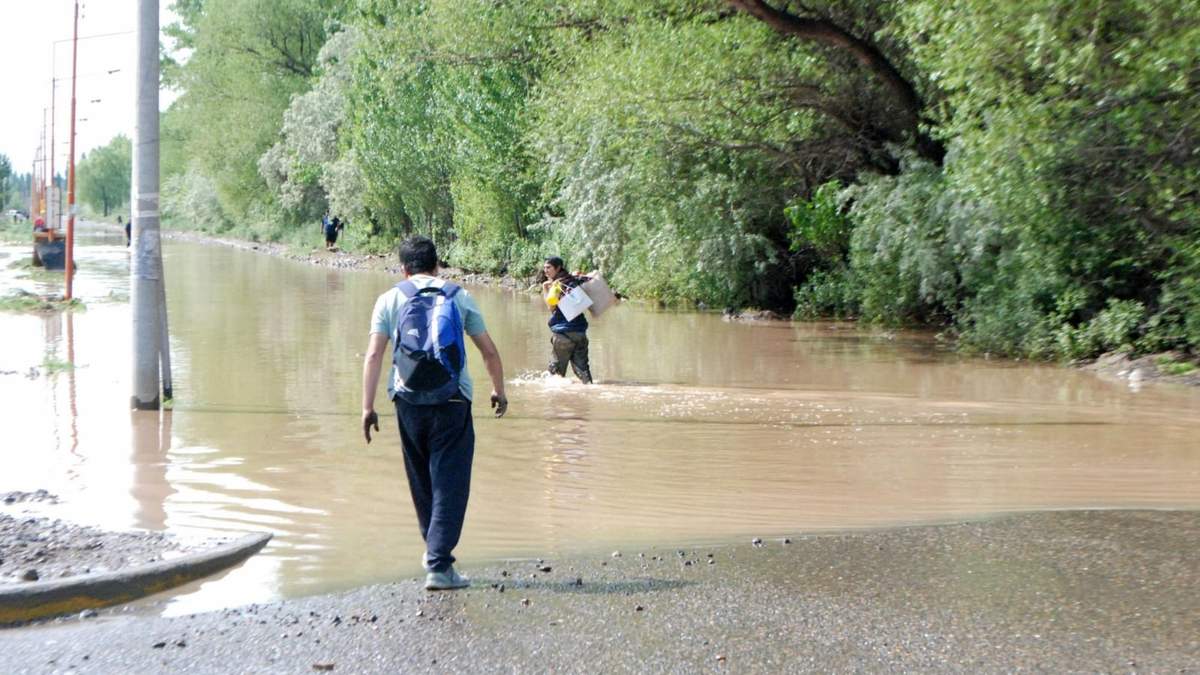 Temporal en Cipolletti. Fuente: (Twitter)