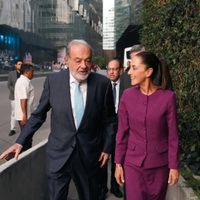 Claudia Sheinbaum revela de qué habló con Carlos Slim