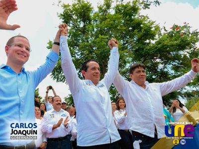 Promete Carlos Joaquín cárcel a quienes endeudaron Quintana Roo