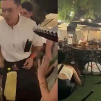 Lanzan explosivo contra restaurante en Celaya (Video)