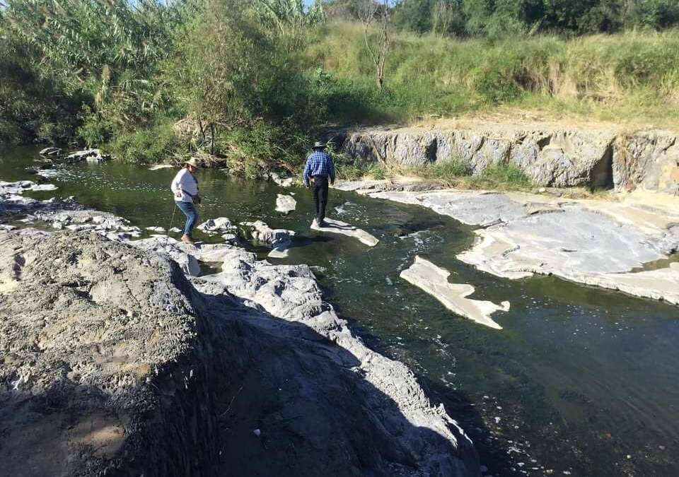 El colectivo Fuerzas Unidas Por Nuestros Desaparecidos en Nuevo León en exploración de campo