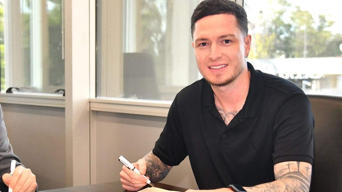 Aníbal Moreno firmó contrato con River hasta 2029.