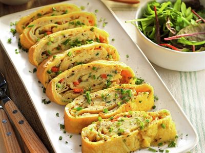 Rollitos de verdura: una receta simple, rápida y deliciosa que salva tus almuerzos