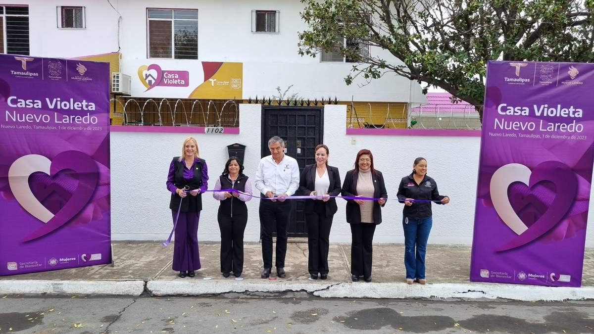Apertura Américo tercera Casa Violeta en Tamaulipas