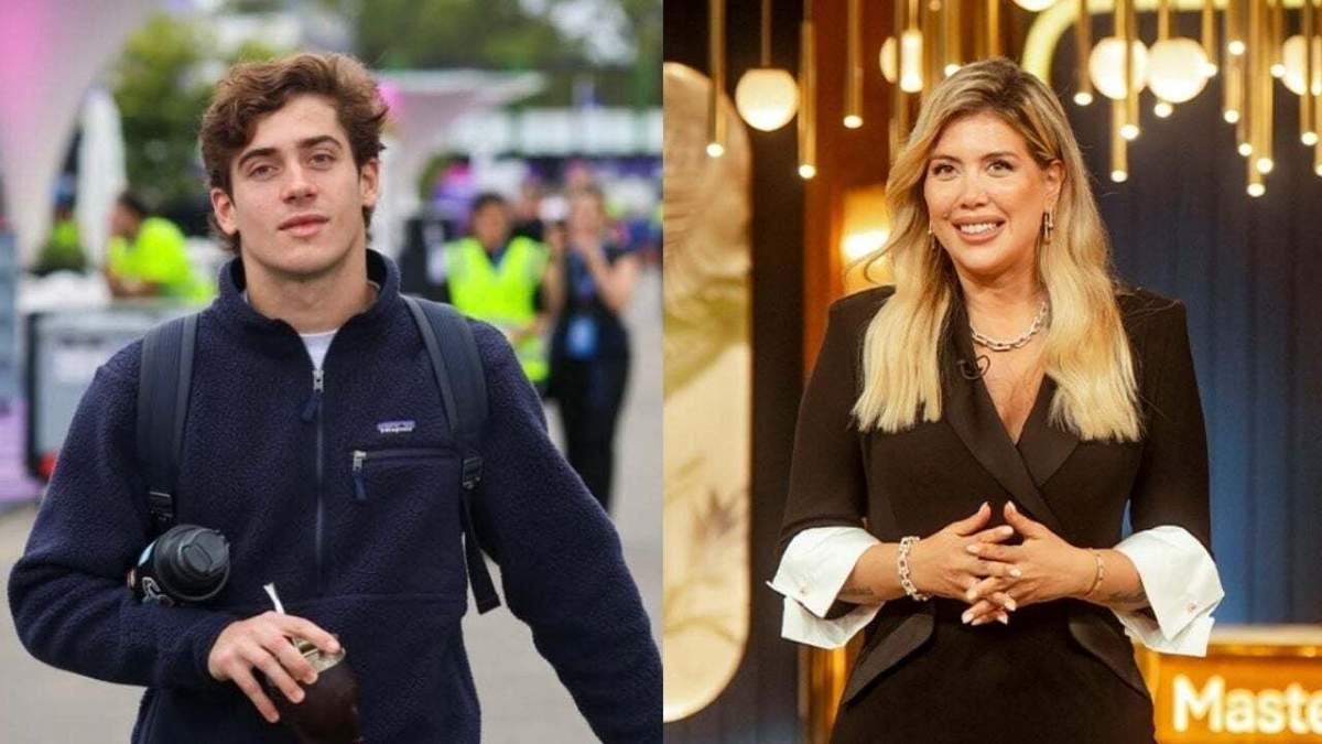 Franco Colapinto y Wanda Nara. Fuente: (Instagram)