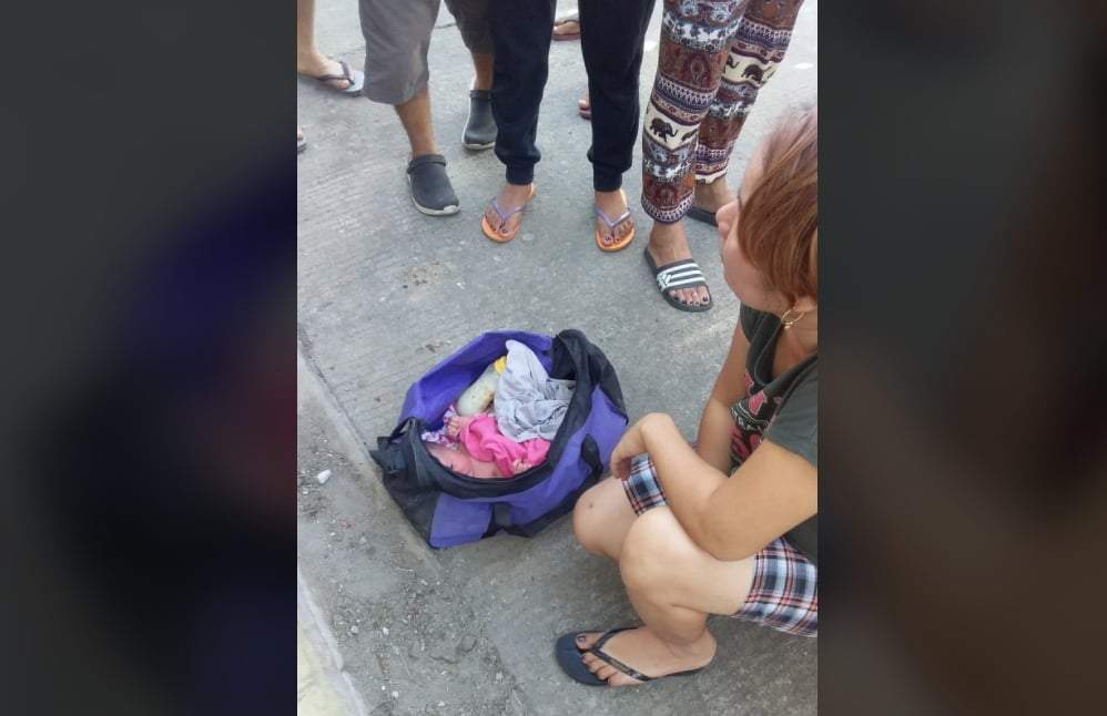 Vecinos descubrieron al bebé