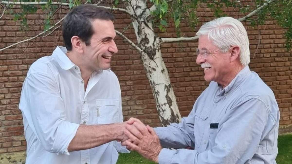 Pablo Cervi y Jorge Taylos, precandidatos de Juntos por el Cambio en Neuquén. Fuente: (Facebook).