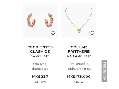Joven aprovecha error y compra por 237 pesos unos aretes Cartier de más de 200 mil pesos