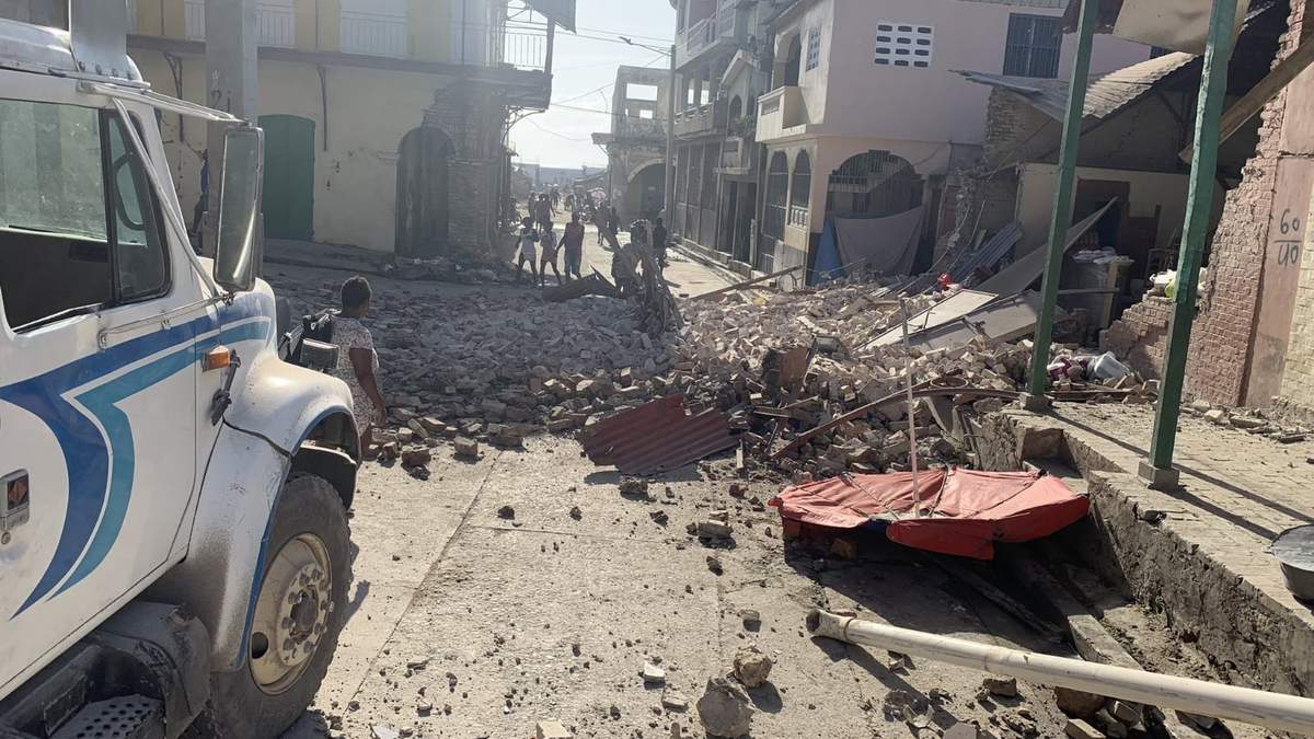 Terremoto en Haití. Fuente: (Twitter)