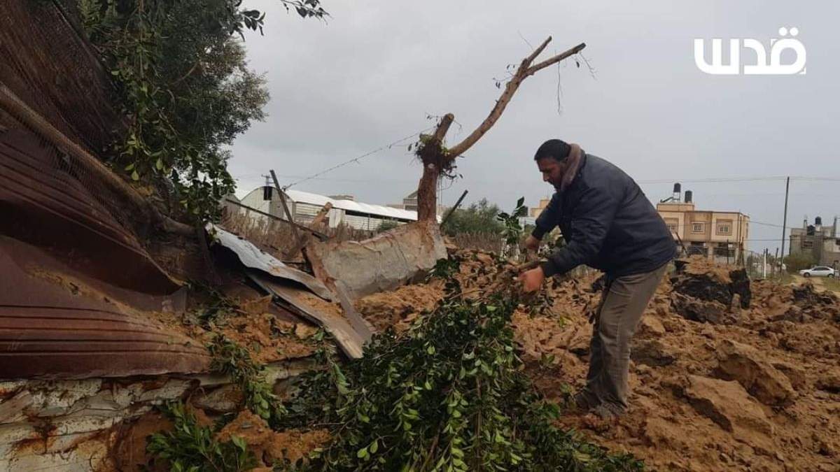 Daños por los bombardeos israelíes en la Franja de Gaza