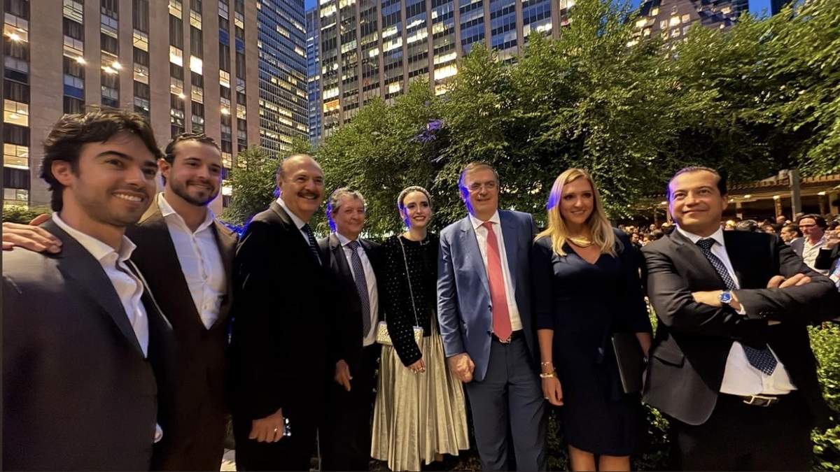 Marcelo Ebrard en Nueva York, en el contexto de su participación en la conferencia Biva Day