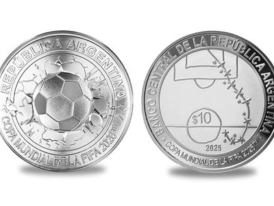 El BCRA lanzó una moneda conmemorativa de la Copa Mundial de Fútbol 2026
