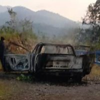 Ligan camioneta incendiada con el asesinato del periodista Mauricio Cruz Solís