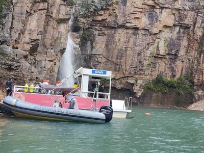 Hay 20 desaparecidos por caída de roca gigante en cañón de Brasil; suman 10 muertos