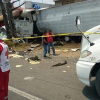 Aparatoso choque en la México-Toluca deja cuatro personas muertas y dos heridas