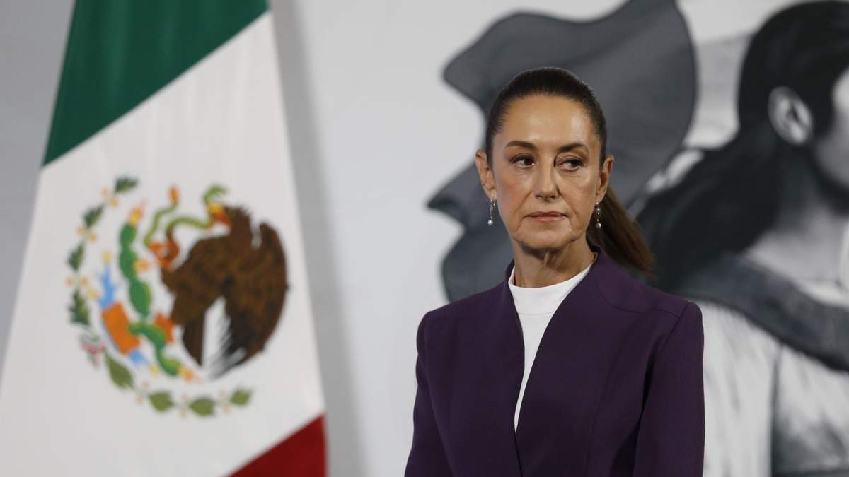 La presidenta Claudia Sheinbaum