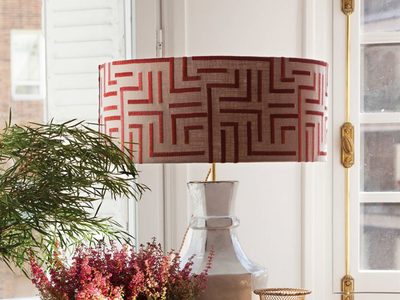 No tires la vieja pantalla de tu lámpara o velador y reciclala con esta increíble idea aesthetic para tu casa