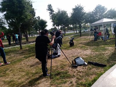 Confían en que mejore el clima para observar el eclipse en Torreón