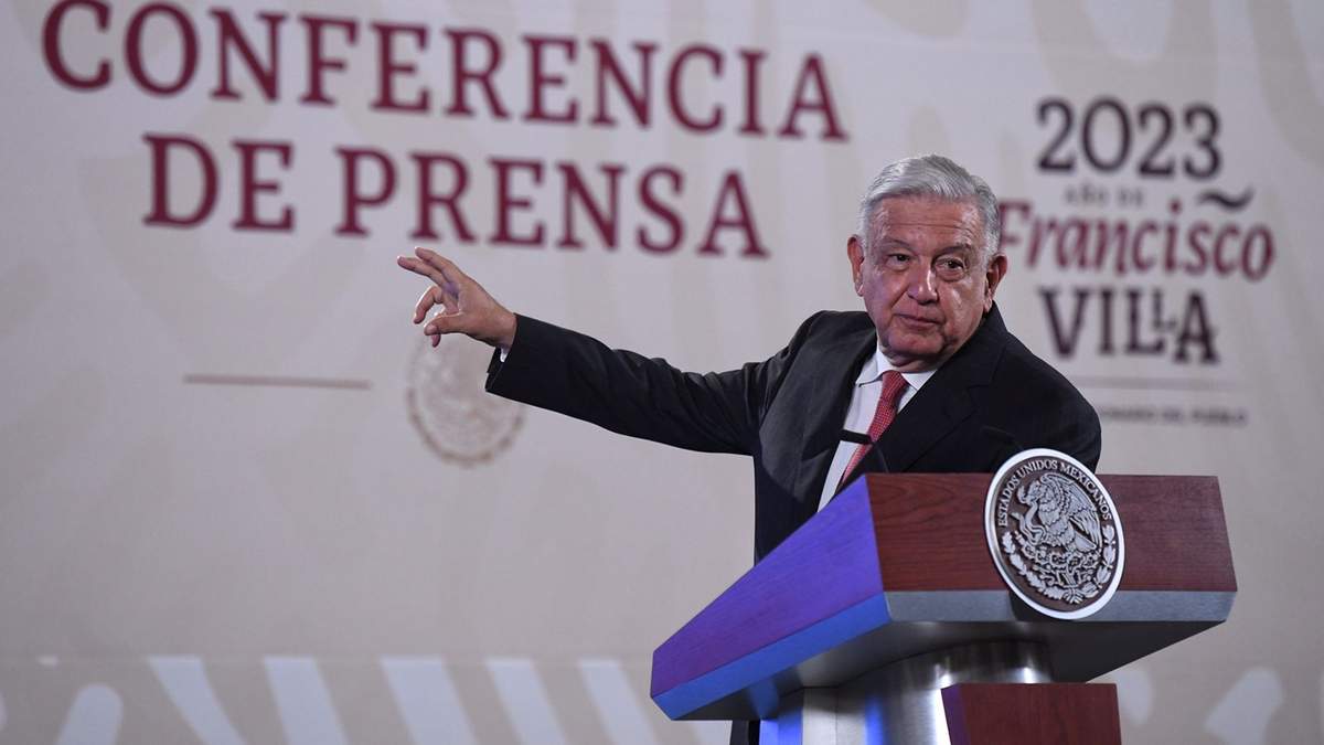 El presidente López Obrador