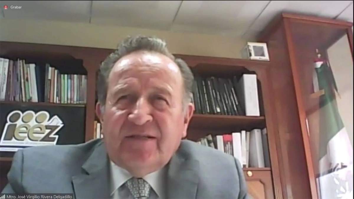 El consejero presidente del IEEZ, Virgilio Rivera