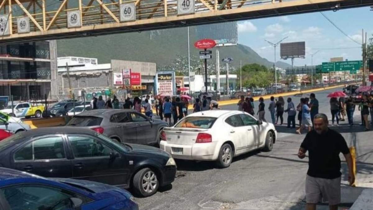 Bloqueo en Garza Sada, Monterrey