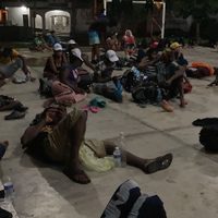 Falla intento del INM y la Guardia Nacional por frenar la caravana migrante