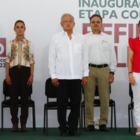 En su informe por los cuatro años de su triunfo, AMLO destaca rescate de Pemex y CFE