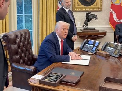 “Sheinbaum me agrada mucho pero...” Trump insiste en que nadie está exento de aranceles (Video)