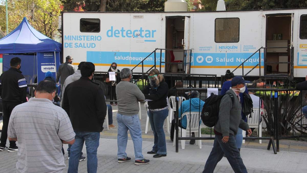 Circulación comunitaria en Neuquén. Fuente: (Twitter)