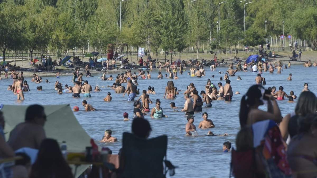 Calor en Neuquén. Fuente: (Twitter)