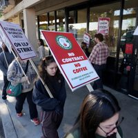 Huelga de Starbucks se expande y cierra casi 60 de sus tiendas en EU