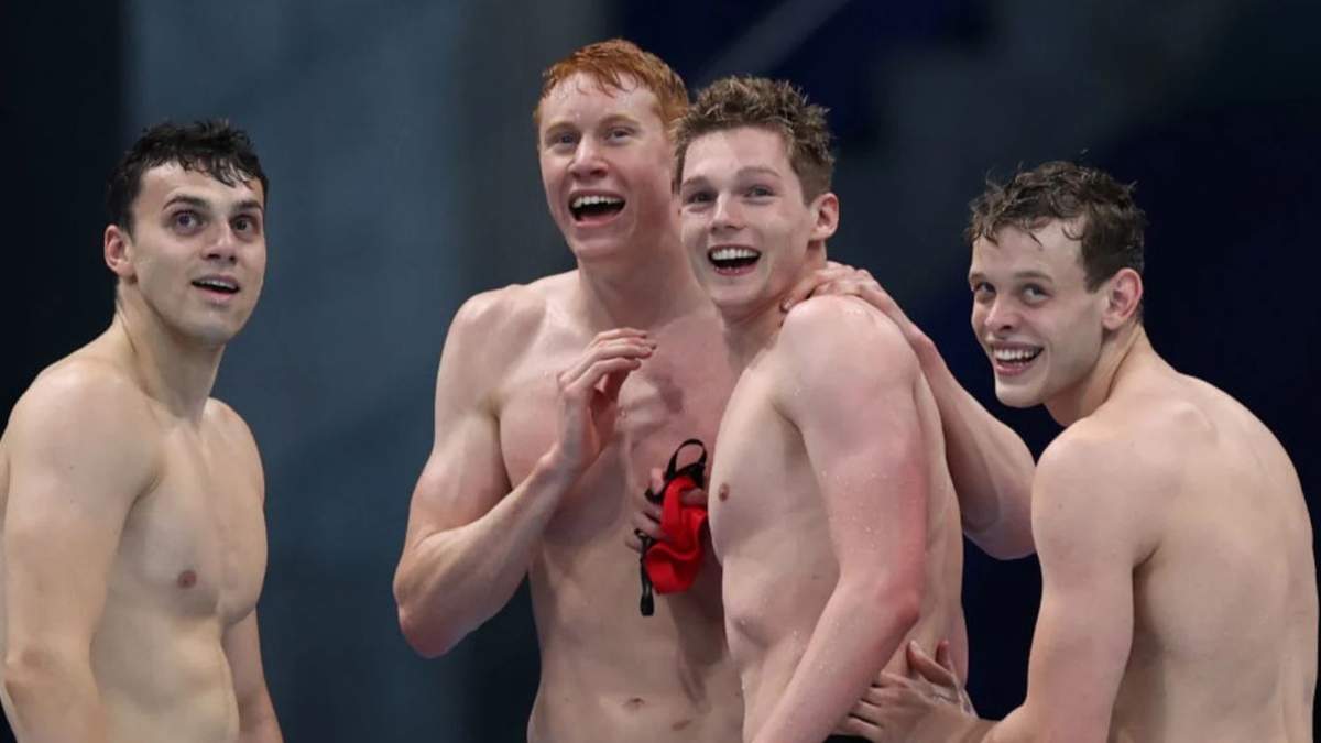 Equipo británico que ganó el 4x200