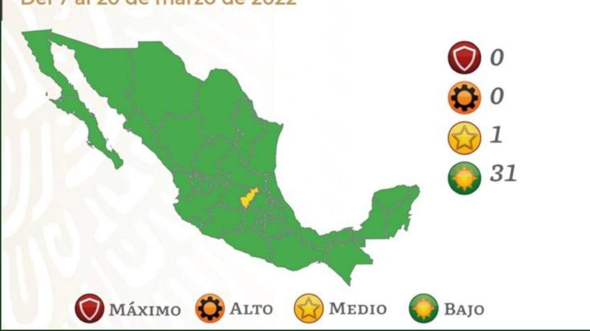 Sólo Querétaro es considerado de riesgo medio