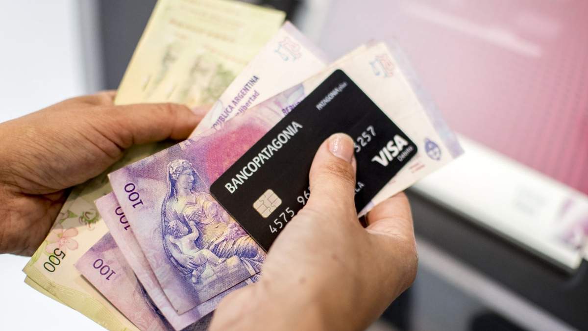 Pago de aguinaldo en Río Negro. Fuente: (Twitter)