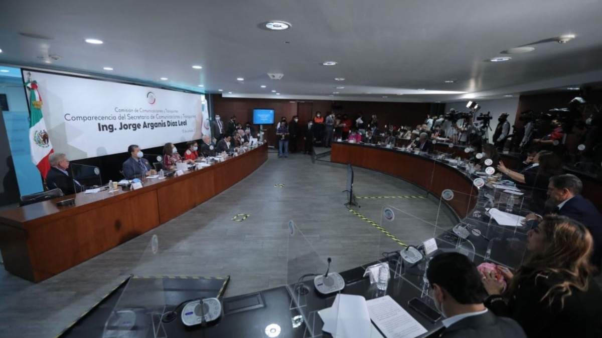 La comparecencia en el Senado del titular de la SCT, Jorge Arganis Díaz Leal