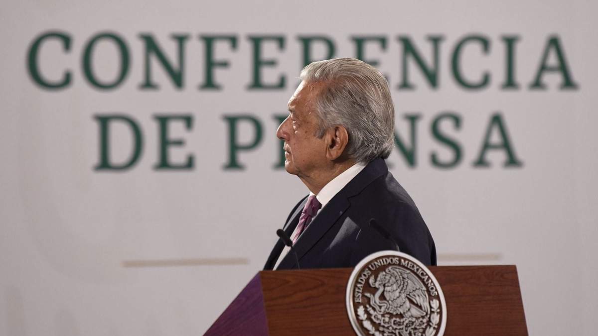 AMLO durante la mañanera de este 28 de junio.