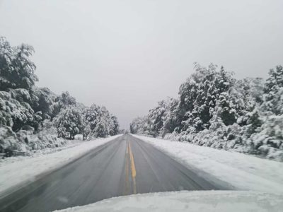 Finalmente, la ciudad andina se vistió de blanco