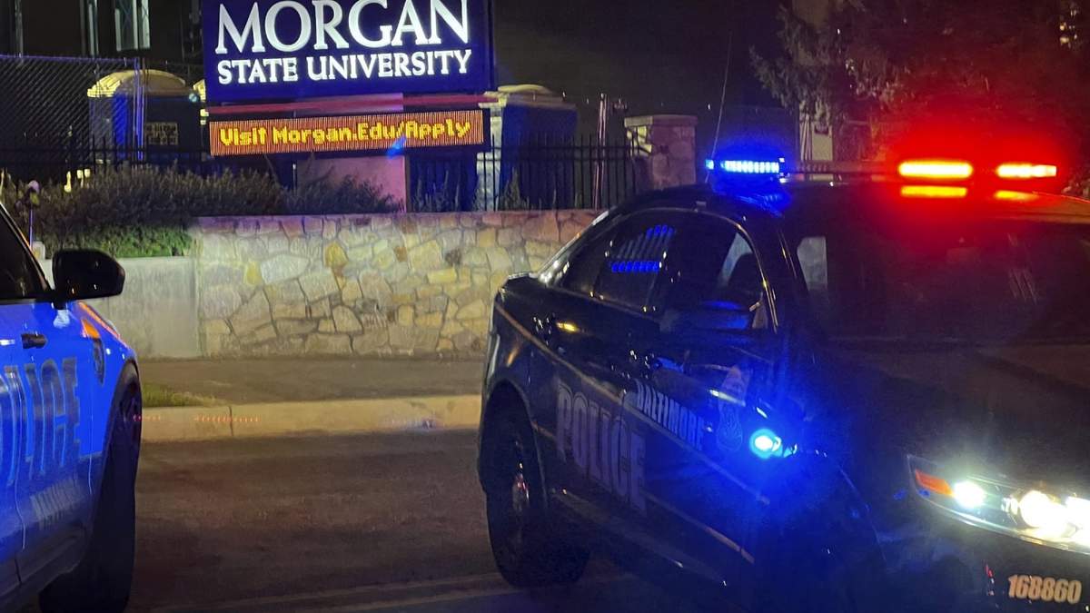 La policía de Baltimore responde a un tiroteo en la Universidad Estatal Morgan