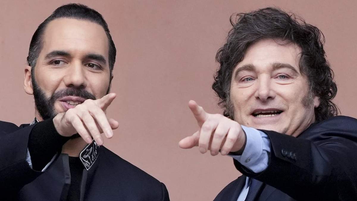 Bukele y Milei, en la casa de gobierno en Buenos Aires