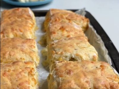 Bizcochos con queso azul: una receta original, fácil y muy deliciosa para una tarde de mates especial