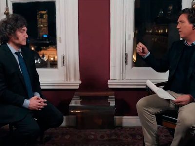 La entrevista de Javier Milei con Tucker Carlson se convirtió en la más vista de X: qué dijo