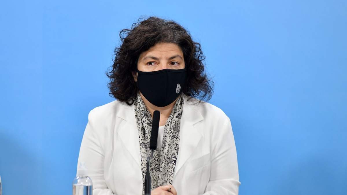 La ministra de Salud de la Nación, Carla Vizzotti. Fuente: (Twitter)