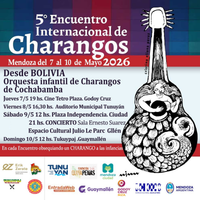 Comienza el quinto encuentro internacional del charango en Mendoza